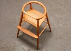 Pamono Danish Children's High Chair by Nanna Ditzel for Kold Savvaerk, 1950s><noscript><img width=