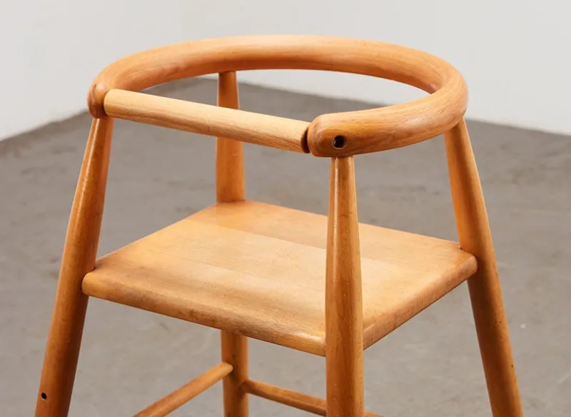Pamono Danish Children's High Chair by Nanna Ditzel for Kold Savvaerk, 1950s> Children's Chairs
