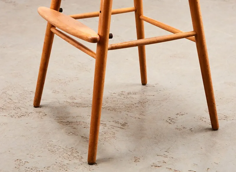 Pamono Danish Children's High Chair by Nanna Ditzel for Kold Savvaerk, 1950s> Children's Chairs