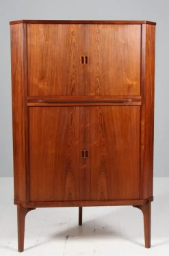 New Pamono Danish Corner Cabinet in Rosewood, 1960s