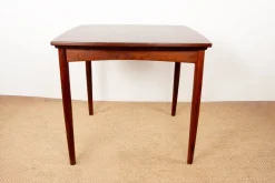 Sale Pamono Danish Extendable and Reversible Table in Rosewood and Felt by Carlo Jensen for Hundevad & Co., 1960s