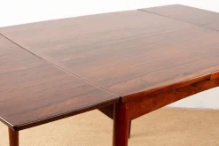 Sale Pamono Danish Extendable and Reversible Table in Rosewood and Felt by Carlo Jensen for Hundevad & Co., 1960s
