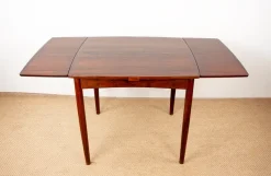 Sale Pamono Danish Extendable and Reversible Table in Rosewood and Felt by Carlo Jensen for Hundevad & Co., 1960s