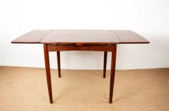 Sale Pamono Danish Extendable and Reversible Table in Rosewood and Felt by Carlo Jensen for Hundevad & Co., 1960s