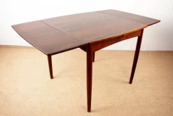 Sale Pamono Danish Extendable and Reversible Table in Rosewood and Felt by Carlo Jensen for Hundevad & Co., 1960s