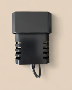 Pamono Danish Flipper Wall Sconces in Black, 1970s, Set of 2><noscript><img width=