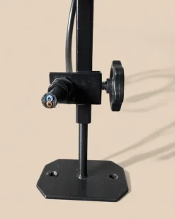 Pamono Danish Flipper Wall Sconces in Black, 1970s, Set of 2><noscript><img width=