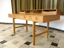 Pamono Danish Flip-Top Partner Desk by Jens Quistgaard for Løvig, 1960s> Desks
