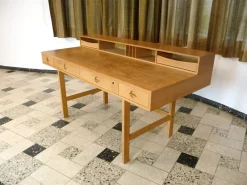 Pamono Danish Flip-Top Partner Desk by Jens Quistgaard for Løvig, 1960s><noscript><img width=