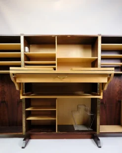 Best Pamono Danish Hideaway Desk Secretary in Rosewood, 1960s