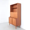 Pamono Danish Illuminated Bookcase with Bar, 1960s