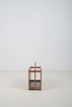 Pamono Danish Magazine Holder in Teak, 1970s><noscript><img width=