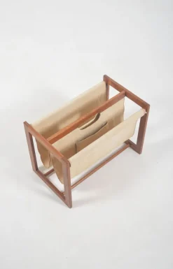 Pamono Danish Magazine Holder Model 701 by Aksel Kjersgaard, 1960s> Magazine Racks