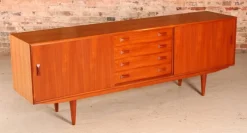 Clearance Pamono Danish Mid-Century Teak Sideboard from Clausen& Son, 1960s