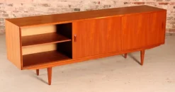 Clearance Pamono Danish Mid-Century Teak Sideboard from Clausen& Son, 1960s