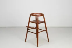 Pamono Danish Model 115 Childrens High Chair in Teak attributed to Nanna Ditzel for Kolds Savvaerk, 1960s