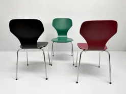 Pamono Danish Modern Chairs from Phoenix, Denmark, 1990s, Set of 3><noscript><img width=