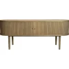 Pamono Danish Modern TV Cabinet in Oiled Oak with Venetian Blinds> Sideboards & Buffets