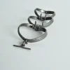 Pamono Danish Modernist Pewter Bracelet, 1970s> Bracelets