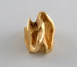 Discount Pamono Danish Modernist Ring in 18 Carat Gold by Ole Lynggaard, 1960s