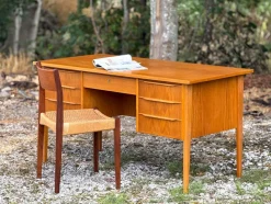 Pamono Danish Oak Desk, 1960s><noscript><img width=