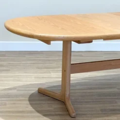 Pamono Danish Oak Dining Table by Laurits M Larsen, 1960s><noscript><img width=