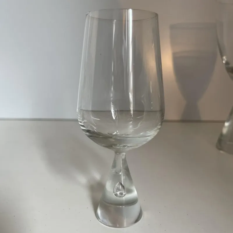 Pamono Danish Princess Design Glasses by Bent Severin for Holmegaard, 1958, Set of 33> Glassware