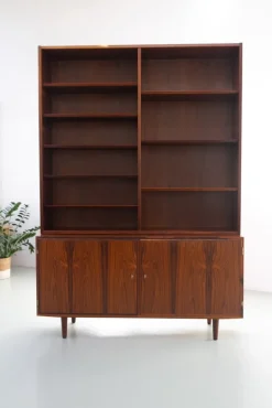 Sale Pamono Danish Rosewood Bookcase with Sideboard by Carlo Jensen for Hundevad, 1960s