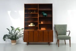 Sale Pamono Danish Rosewood Bookcase with Sideboard by Carlo Jensen for Hundevad, 1960s