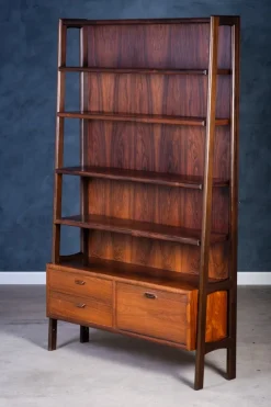 Pamono Danish Rosewood Bookcase by Poul M. Volther, 1960s> Shelves & Wall Units