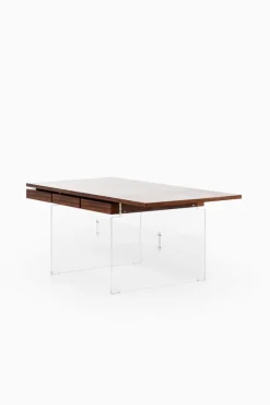 Pamono Danish Rosewood Desk by Poul Norreklit for Sigurd Hansen, 1960s><noscript><img width=