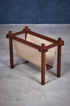 New Pamono Danish Rosewood Magazine Holder by Theodor Skjøde Knudsen for Ateljé Forma, 1960s