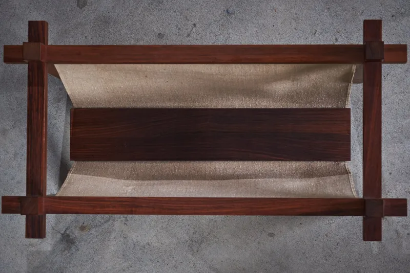New Pamono Danish Rosewood Magazine Holder by Theodor Skjøde Knudsen for Ateljé Forma, 1960s