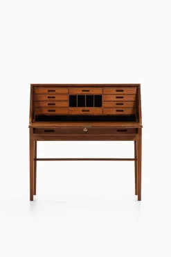 Pamono Danish Rosewood Secretaire by Kai Winding for P. Jeppesen, 1950s><noscript><img width=