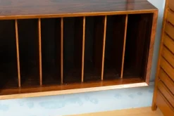 Pamono Danish Royal System Two-Bay Wall System in Rosewood by Poul Cadovius><noscript><img width=