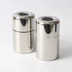 Clearance Pamono Danish Salt and Pepper Mill by Erik Magnussen for Stelton, 1970s, Set of 2