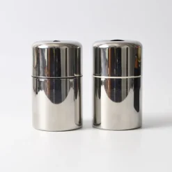 Clearance Pamono Danish Salt and Pepper Mill by Erik Magnussen for Stelton, 1970s, Set of 2