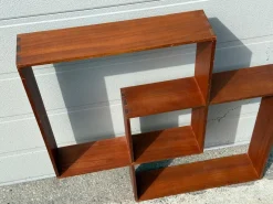 Pamono Danish Sculptural Teak Shelf, 1968><noscript><img width=