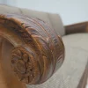 Outlet Pamono Danish 3-Seater Sofa in Wool and Carved Oak, 1950s