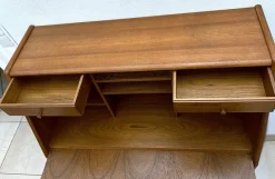 Pamono Danish Secretary in Teak by Bernhard Pedersen & Søn><noscript><img width=