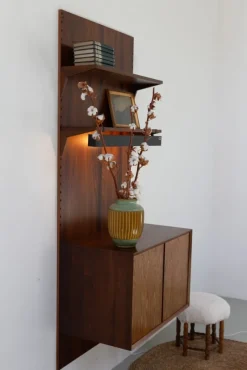 Pamono Danish Shelf Lamp by Poul Cadovius for Cado, 1960s><noscript><img width=