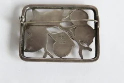 Pamono Danish Silver Brooch by Svend Weihrauch for Frantz Hingelberg, 1930s> Brooches
