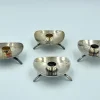 New Pamono Danish Silver-Plated Atla Candleholders from Cohr, 1960s, Set of 4