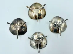 New Pamono Danish Silver-Plated Atla Candleholders from Cohr, 1960s, Set of 4