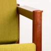 Pamono Danish Teak and Fabric Lounge Chair by Børge Jensen & Sønner for Bernstorffsminde Møbelfabrik A/S, 1960s> Lounge Chairs & Armchairs