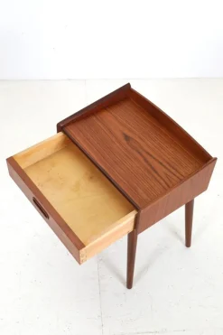 Pamono Danish Teak Bedside Tables by Uhrhøj Møbelfabrik, 1960s, Set of 2><noscript><img width=