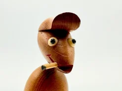 Pamono Danish Teak Bottle Opener & Corkscrew attributed to Hans Bolling, 1960s> Dinnerware Accessories