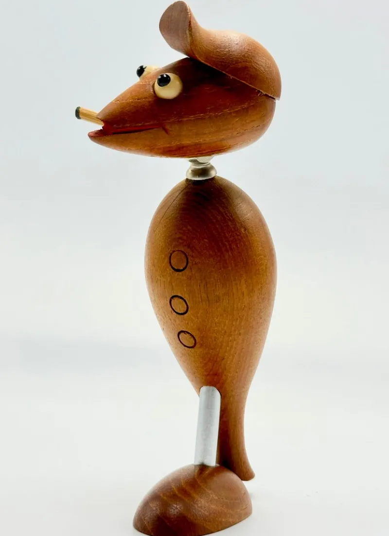 Pamono Danish Teak Bottle Opener & Corkscrew attributed to Hans Bolling, 1960s> Dinnerware Accessories