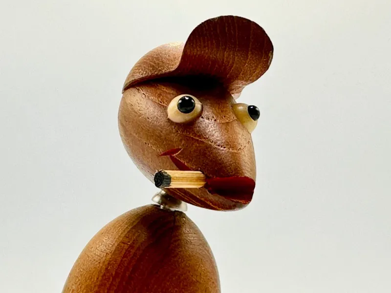 Pamono Danish Teak Bottle Opener & Corkscrew attributed to Hans Bolling, 1960s> Dinnerware Accessories