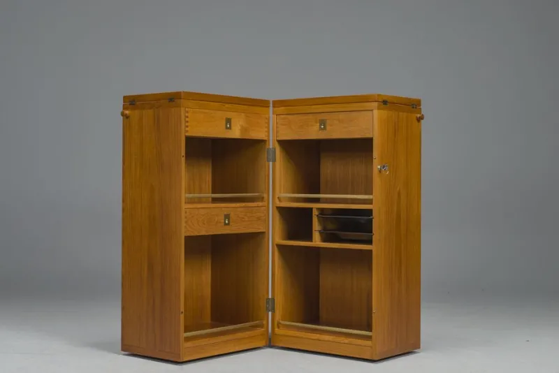 Pamono Danish Teak Captains Bar by Reno Wahl Iversen for Dyrlund, 1960s> Sideboards & Buffets